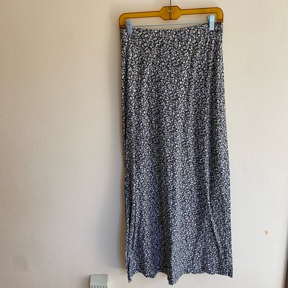 Vintage Mossimo Supply Co. Floral Cotton Maxi Skirt